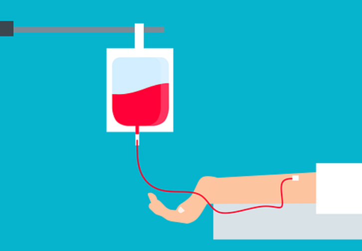 Graphic portraying blood donation